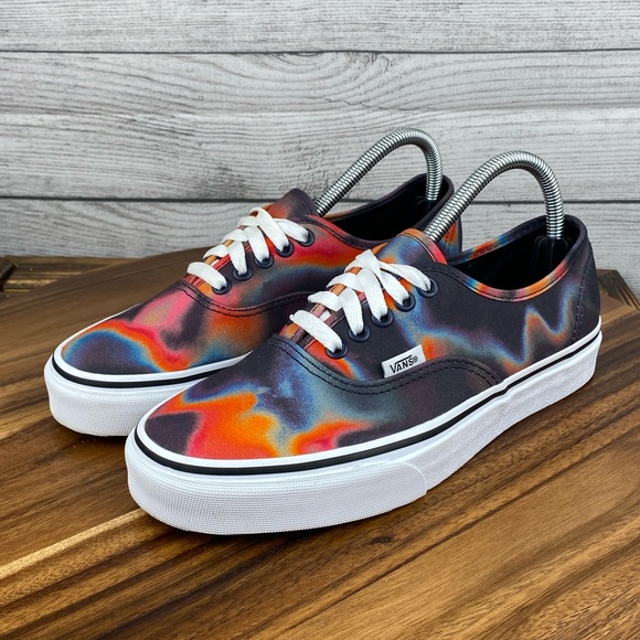 Vans Authentic Dark Aura Infrared Lace Up Sneaker Women’s Shoe Size 8.5 - Picture 2 of 11